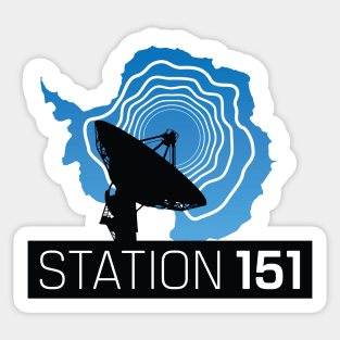 Station 151 Logo-No Background Sticker